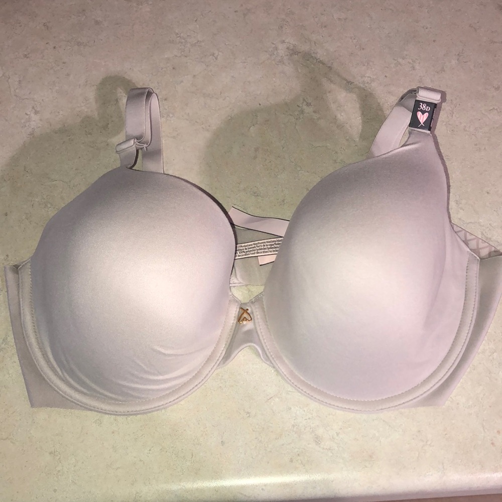 New with paper strap tag Victoria Secret lightly lined Demi bra dusty lilac 38D